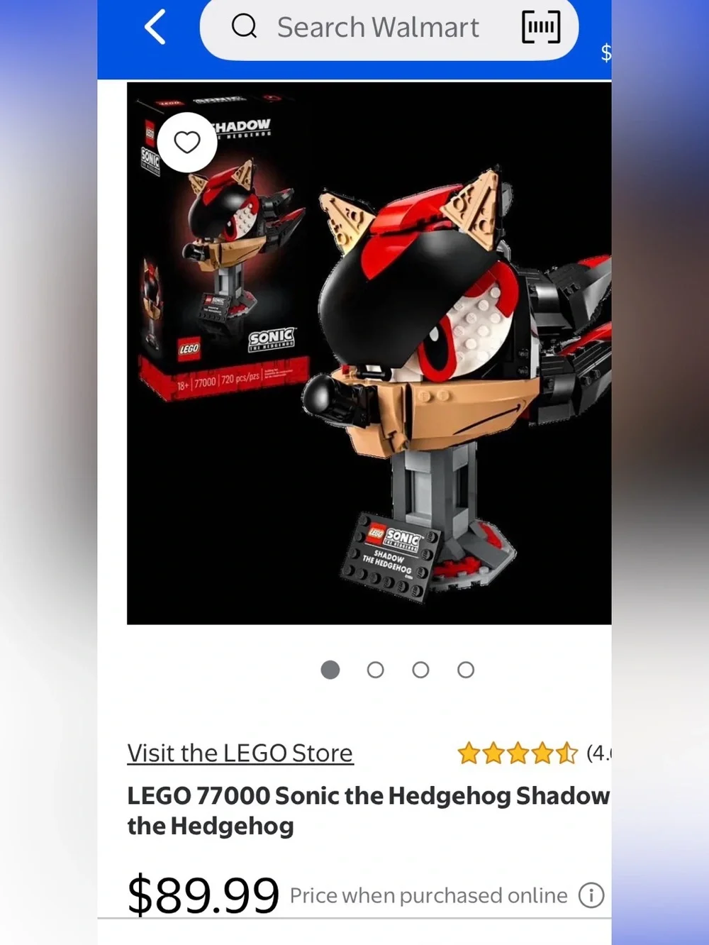 LEGO Sonic the Hedgehog Shadow the Hedgehog (77000)